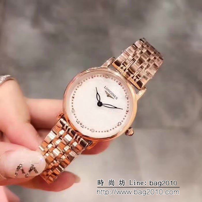 LONGINES浪琴 全新麗雅系列 石英女士腕表 WSS0664